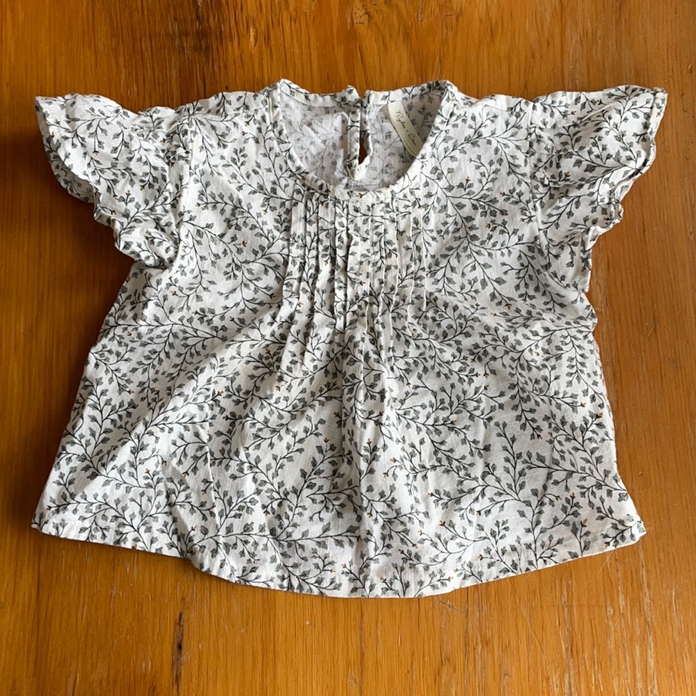 Rylee + Cru flutter sleeve top